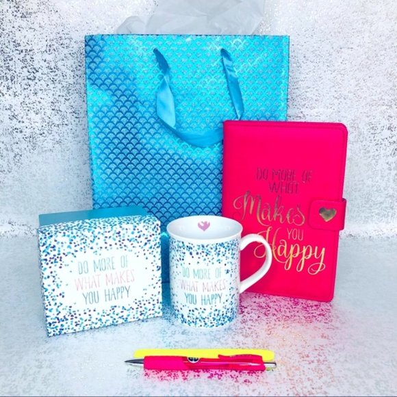 $10 SALE! Cheer You Up Gift Set “Do More of What Makes You Happy” Mug & Journal - Picture 9 of 9